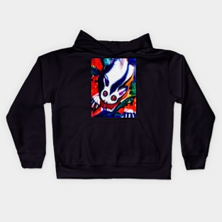 possum on red Kids Hoodie